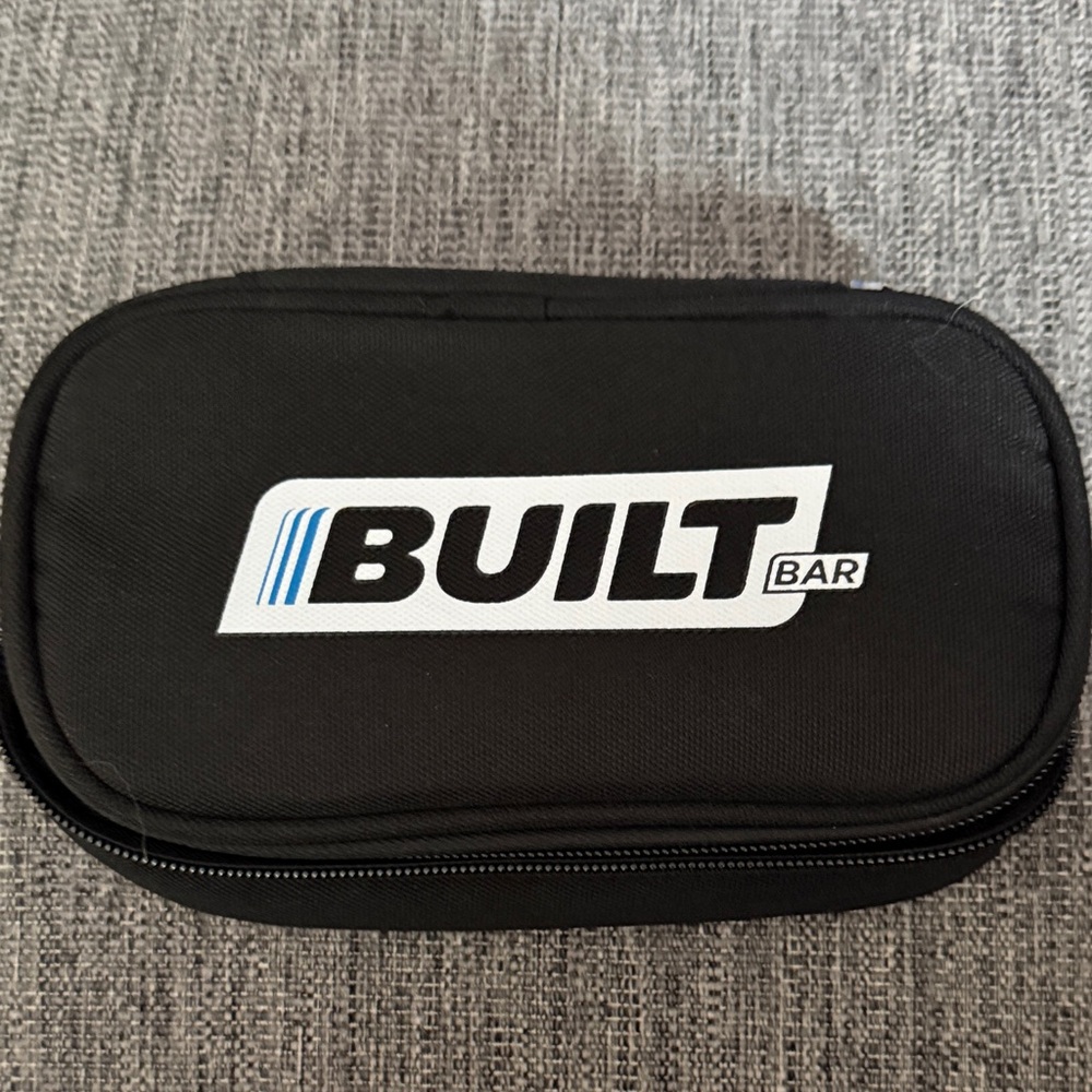 Built Bar Black Zippered Case with Ice Packs New